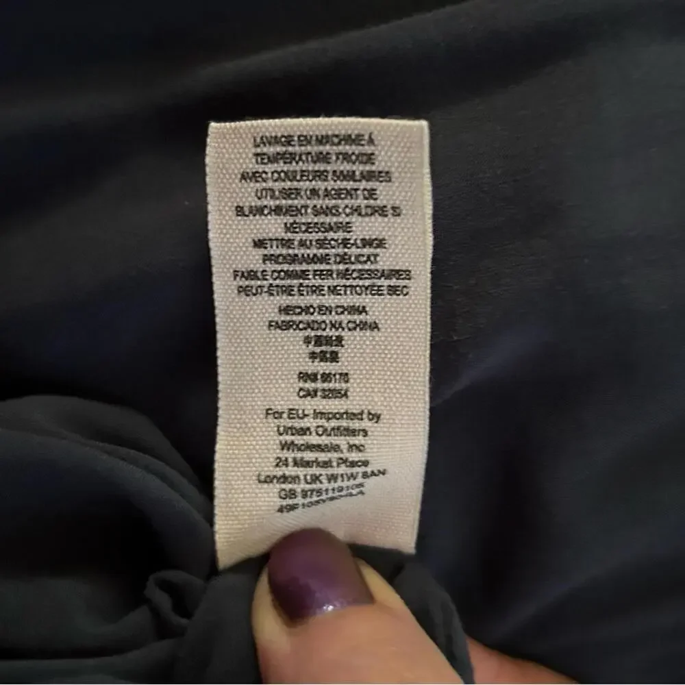 NWOT Free People Charcoal Open Harness Back Goddess Maxi Dress Size 2 - Picture 8 of 9